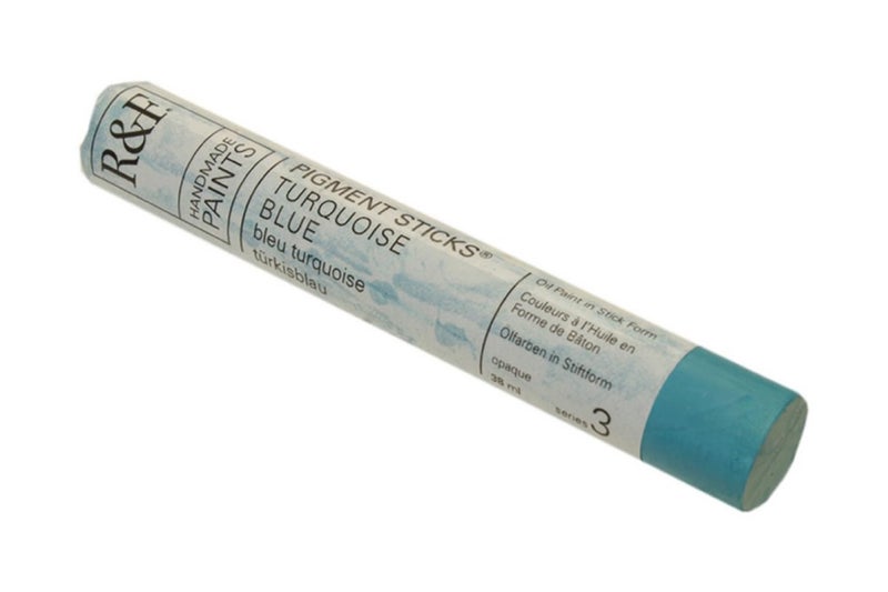R&F RF Handmade Paints Professional Oil Pigment Stick Turquoise Blue 38 ml - Image 2