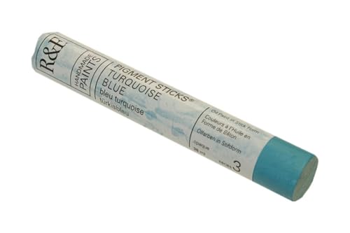R&F RF Handmade Paints Professional Oil Pigment Stick Turquoise Blue 38 ml - Image 1