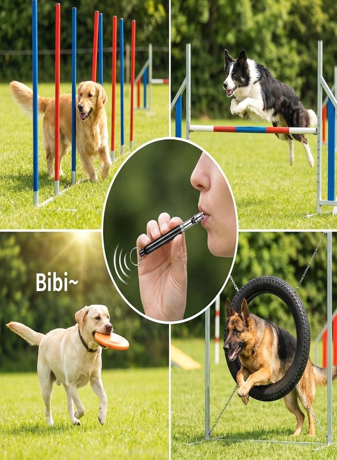 Matwsec 2 PCS Dog Whistle to Call Your Dog, Dog Training Whistle Adjustable Dogs Whistle Training with Lanyard to Stop Neighbors Dogs from Barking - Image 4