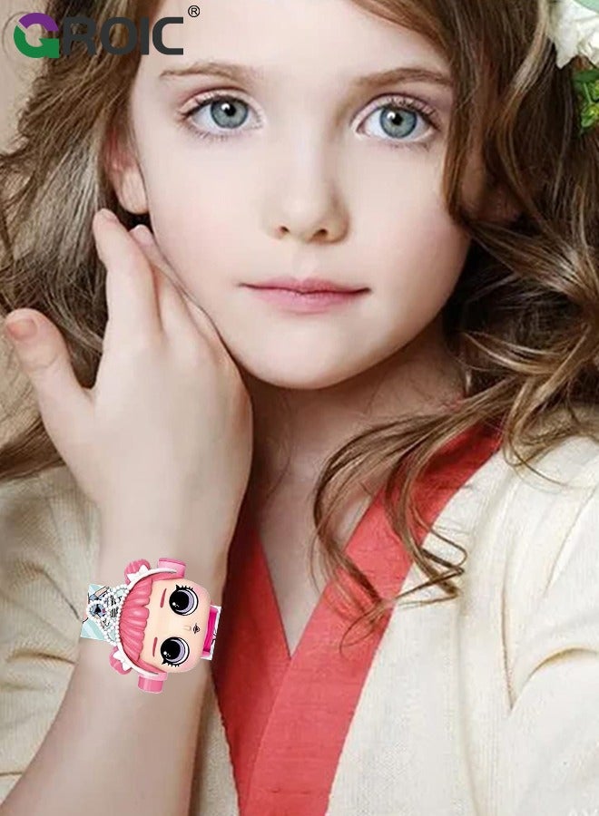 GROIC Kids Watch Toys with 24 LOL Projection Patterns Cartoons Kids Digital Wrist Watch Toys with Adjustable Strap Projector Watch - Image 4