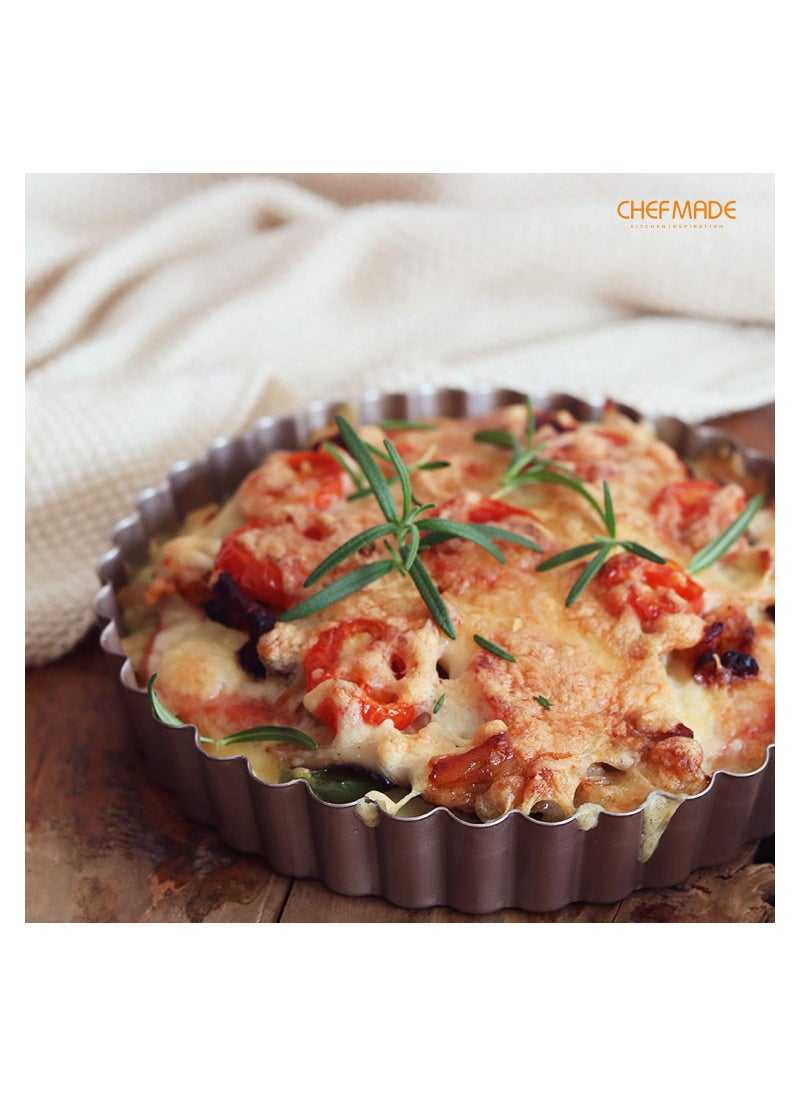 chefmade - Tart Pan 7 Inch with Removable Loose Bottome - Image 1