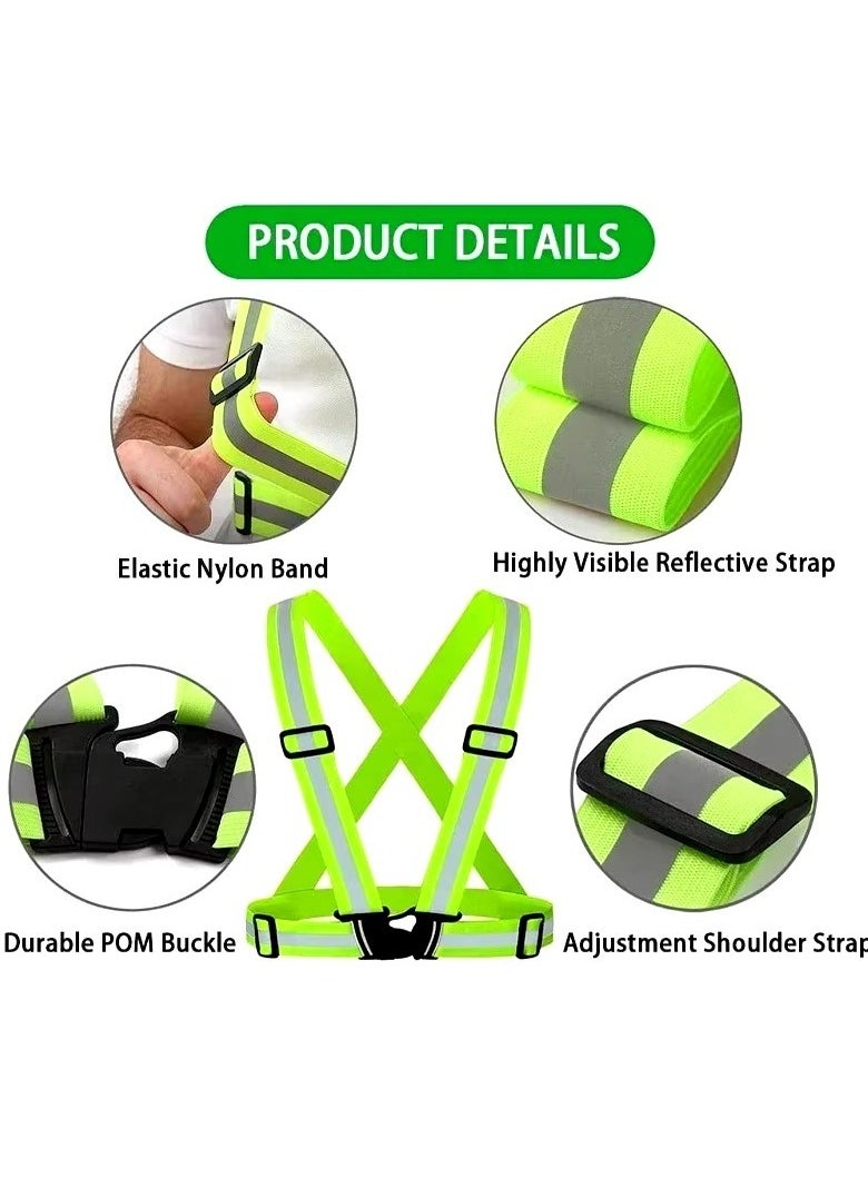 Estelle Adjustable Reflective Vest Belt For Safety With High Visibility are available (Pink)  - Image 3