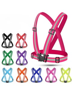 Estelle Adjustable Reflective Vest Belt For Safety With High Visibility are available (Pink)  - Image 1