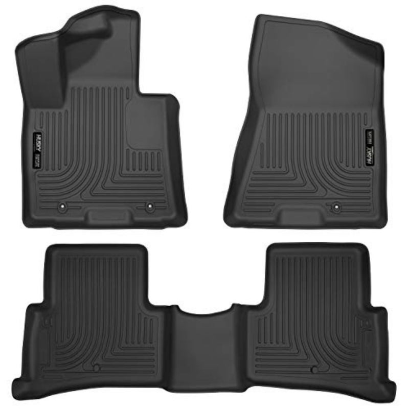 Husky Liners Weatherbeater Floor Mats Fits 20192021 Hyundai Tucson 20172022 Kia Sportage Front 2nd Row 3pc Black 99891