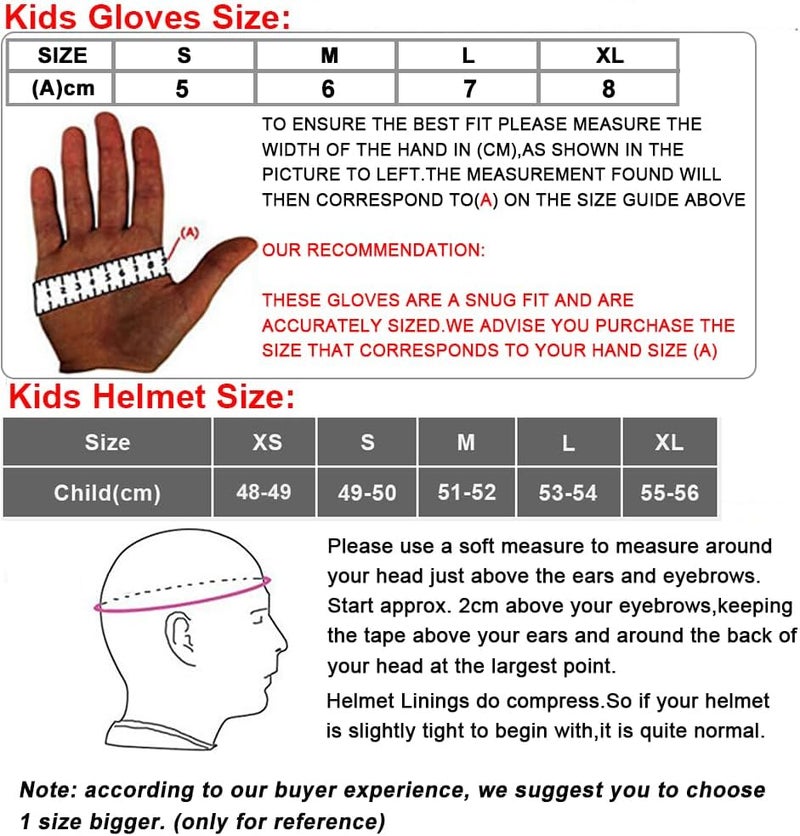 Zorax Youth Motocross Helmet, Gloves, and Goggles Set for ATV, Dirt Bike, BMX, and Quad - ECE Approved - Image 2