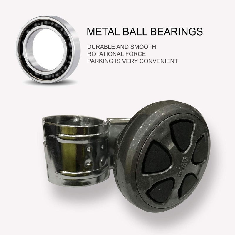 Oshotto Power Handle (SK-013) Car Steering Wheel Knob Compatible with Skoda Kodiaq (Black) - Image 2