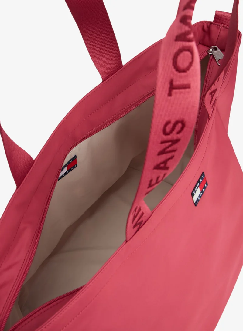 TOMMY JEANS PURPLE Essential Repeat Logo Tote Bag for Women | Best Price UAE