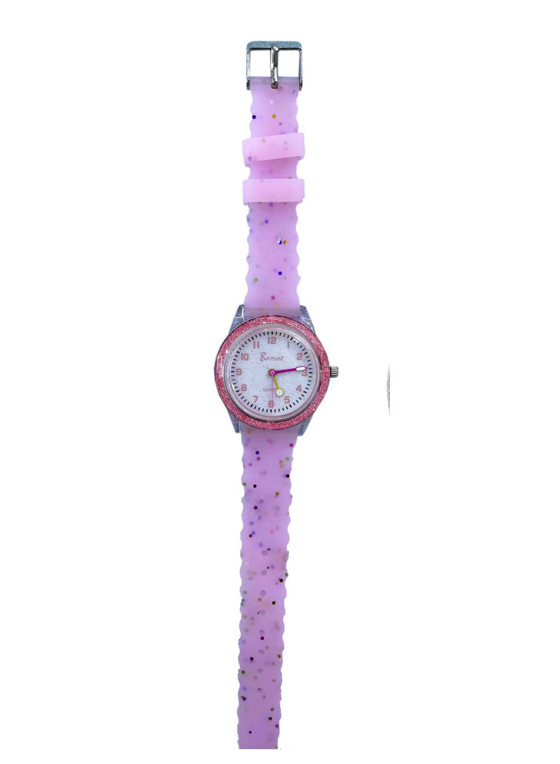 Berunz Girls Wrist Watch By Berunz Pink Color - Image 2