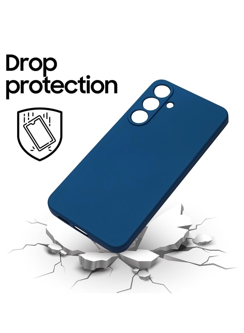 جراب Samsung Galaxy S25، جراب سيليكون سائل مقاوم للخدش ومضاد للصدمات ومضاد لبصمات الأصابع وغطاء حماية كامل الجسم لهاتف Samsung Galaxy S25 - Image 5