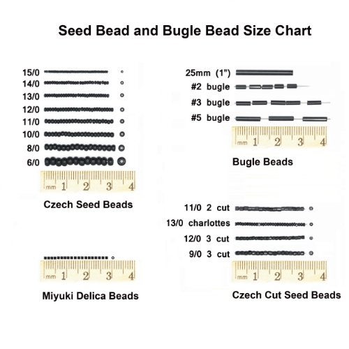 SeedBeadExplosion Seed Beads 11/0 Czech Opaque Black (one Hank Pack) Small Glass Beads - Image 5
