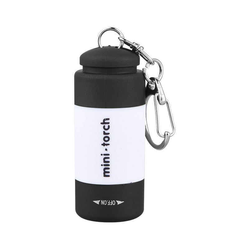 Rechargeable Mini Flashlight Keychain High Intensity Red - Image 3