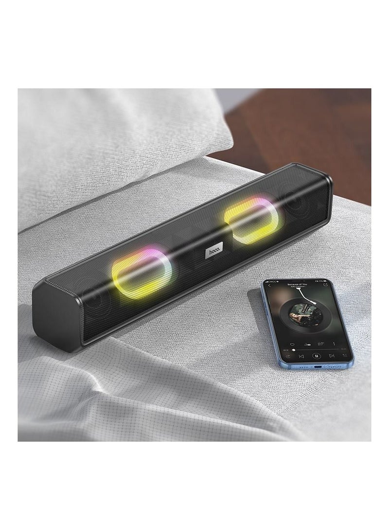 هوكو مكبر الصوت اللاسلكي مكبر الصوت المحمول على سطح المكتب الصوت المبهر - Image 2