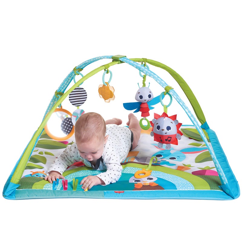 Tiny Love Gymini Baby Play Mat Activity Gym & Tummy Time Mat, Infant Deluxe, Sunny Day - Image 2