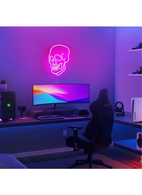 Ignaat 13" Skull Led Neon Sign
