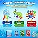 3 otters Color Sorting Sensory Toys Sea Animals Fine Motor Matching Games Fidget Toys with 3 Game Cards for Toddlers Birthday Christmas Party Gift - Image 4