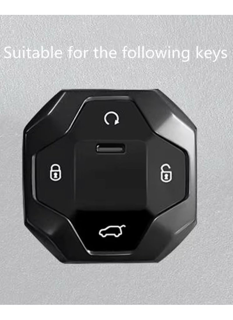 Generic Jetour Traveler T2 Metal Key Cover Full Protection Stylish Key Ring Perfect for Car Keys Durable & Elegant Design  - Image 3