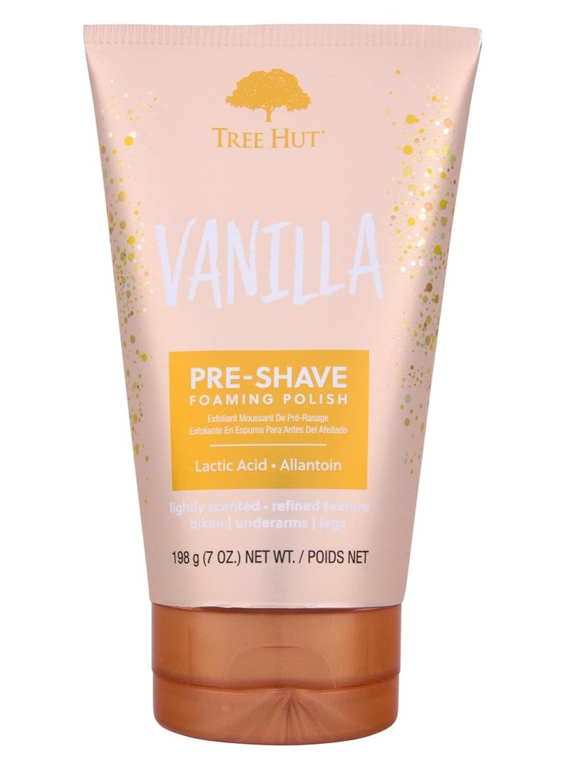 Tree Hut Tree Hut Vanilla Shave Prep Polish | Gently Soothe & Prep Skin for an Even Closer Shave | Exfoliating Shave Essential | 7 fl oz 