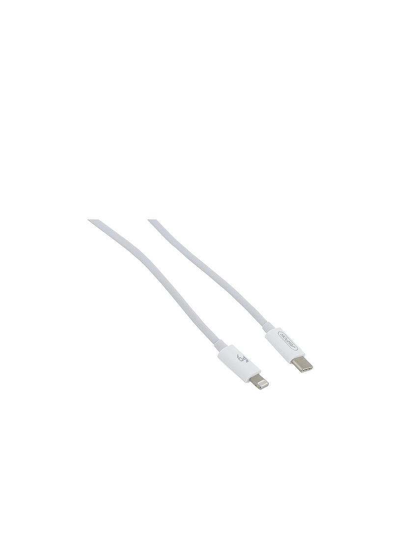 Aspor - ASPOR A835 PDPlus QC FAST CHARGER - EU PIN  Plus TYPEC to Lightning PD CABLE - White - Image 1