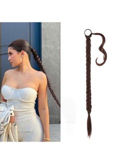 26 Inch Long Braided Ponytail Extension with Hair Tie Straight Wrap Around Hair Extensions Pony Tail DIY Natural Soft Synthetic Hair Piece for Women -Dark Auburn - pzsku/ZBBC63E574585B5815995Z/45/_/1692574538/7d08360b-aedb-4e82-83fd-f3770b4e9d27