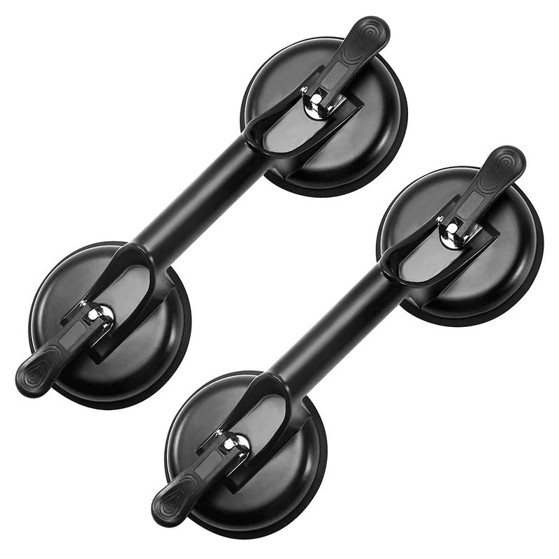 Anukmpa Vacuum Suction Cup Glass Lifter for Glass Tiles Mirror Granite Lifting Dent Remover Gripper Double Claw 2 Pack - Image 5