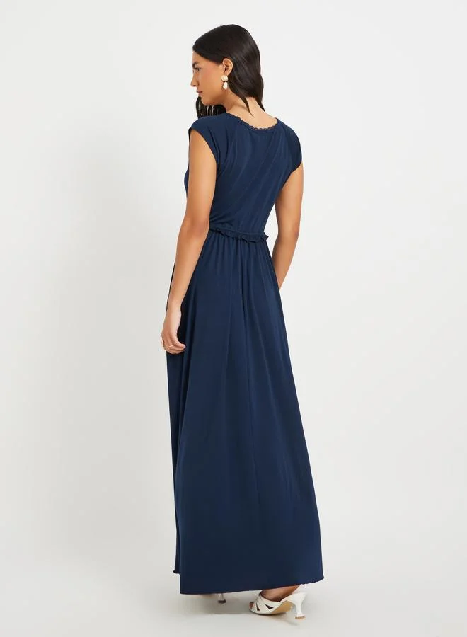 Take Two Take Two Navy Blue Sleeveless Maxi Dress