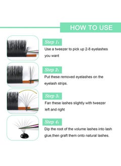 Easy Fan Volume Lashes D0.0315 Volume Lash Extensions Rapid Blooming Lashes Mega Volume Lash Extensions Rapid Blooming Eyelash Extensions 9 To 20 Mm Flowering Lash Extensions C D Curl(D0.0315Mm) - pzsku/ZBBC6745DF3CA3D9B2148Z/45/_/1707975436/1dbf9338-7b77-4903-a842-987ce5848553