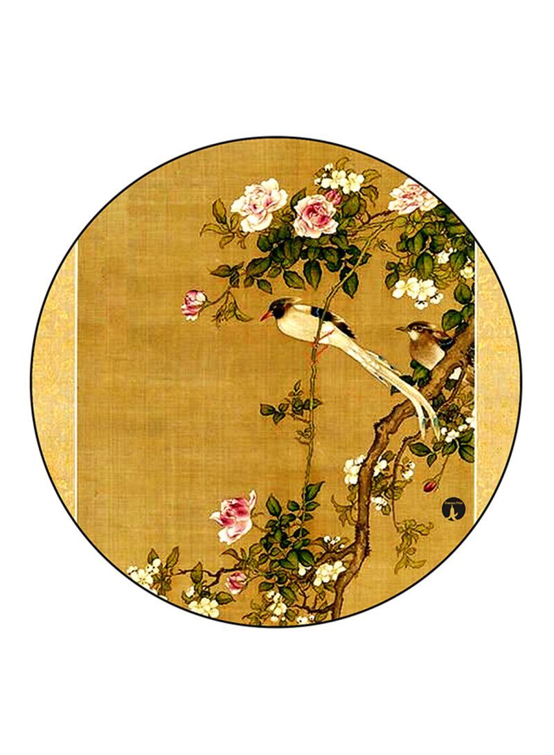 Flowers Printed Mouse Pad  Multicolour