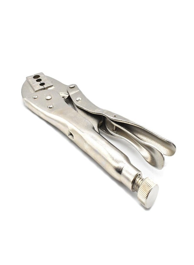 Interstate Pneumatics H4 V-Grip Type Crimper - 3 Opening 3 Dies for 8mm, 9mm, & 11mm Hose O.D. - Image 2