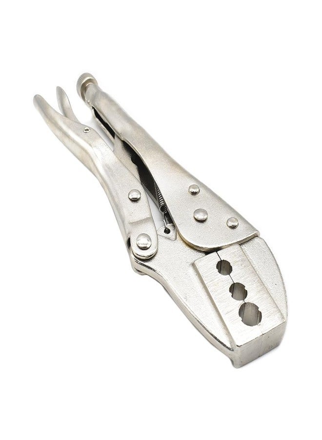 Interstate Pneumatics H4 V-Grip Type Crimper - 3 Opening 3 Dies for 8mm, 9mm, & 11mm Hose O.D. - Image 1