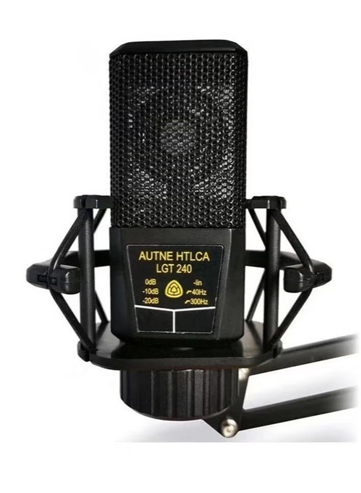 Arabest LGT240 Condenser Microphone Studio Cardioid Directional Audio Recording Mic for PC Computer Video Camera Camcorder Live Broadcast Dance Studio Recording. - Image 3