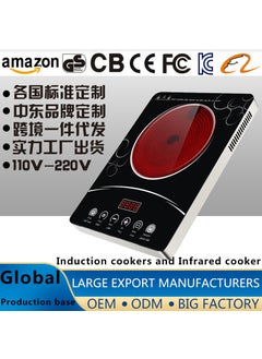 Intelligent electric ceramic stove 3500W factory foreign trade cross-border Middle East home appliance factory 110Vcooker electric ceramic stove British and Australian regulations without handle 2200W Middle East