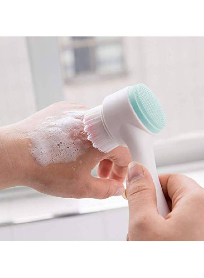 CETC ® Deep Pore Cleaning Face Cleansing Exfoliating Brush Facial Wash Massage Soft Scrubber Bamboo Fiber Double Sided - Image 5