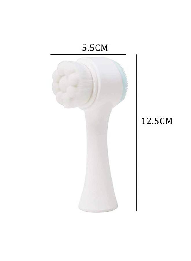 CETC ® Deep Pore Cleaning Face Cleansing Exfoliating Brush Facial Wash Massage Soft Scrubber Bamboo Fiber Double Sided - Image 4