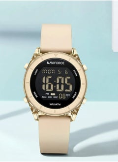 NAVIFORCE New Naviforce Watch NF-7108 Women's Fashion Watch, Stylish Digits Watch with Silicon Strap for Women  - Image 4