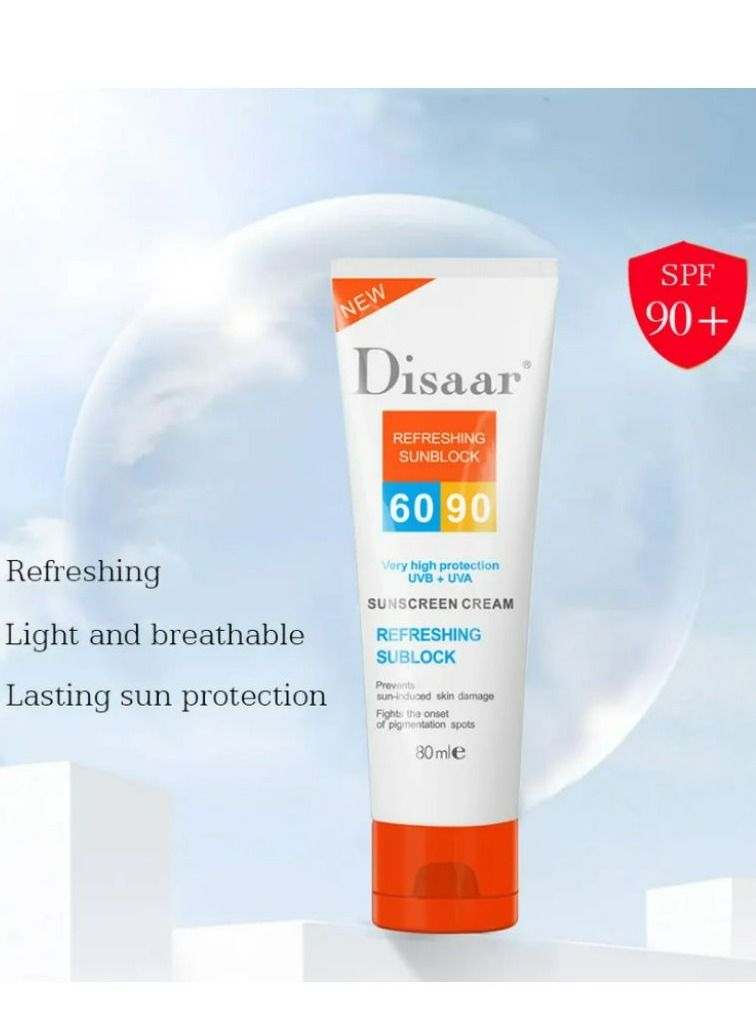 Disaar Spf 60&90 sunscreen 3 PCS 3*80ml - Image 4