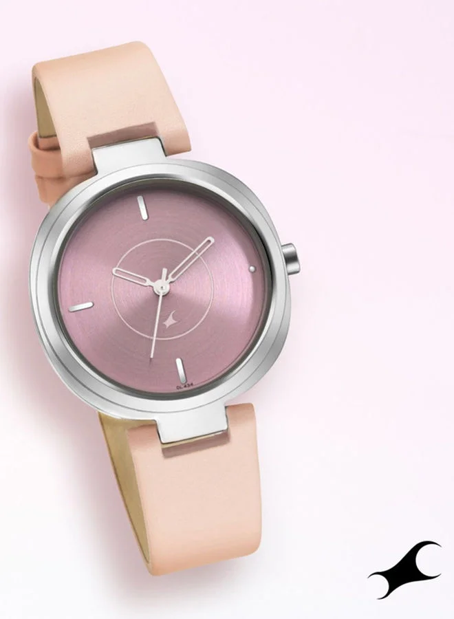 fastrack Leather Analog Wrist Watch 6247SL01