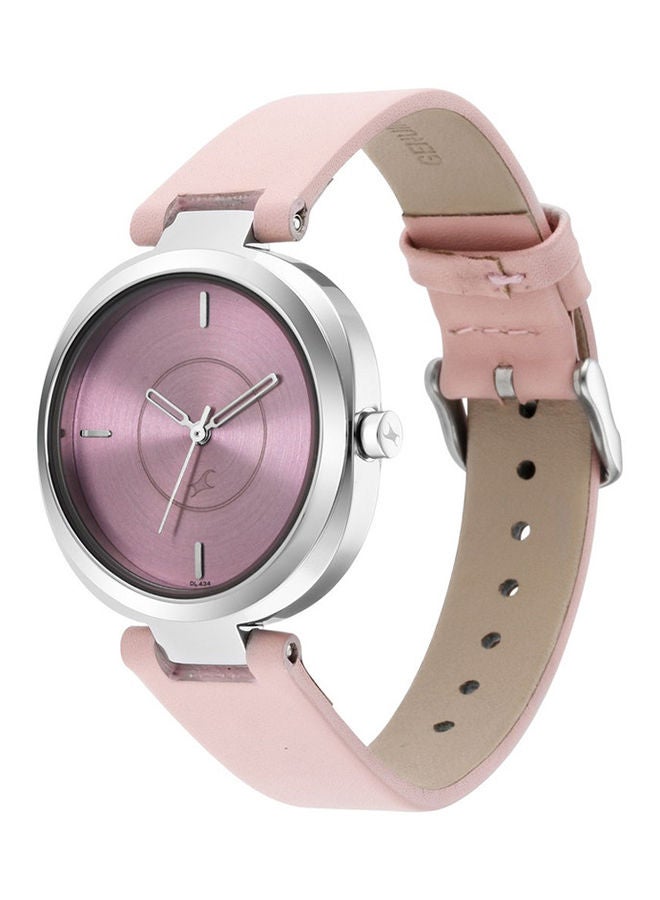 فاستراك ساعة يد جلدية تناظرية - Image 4