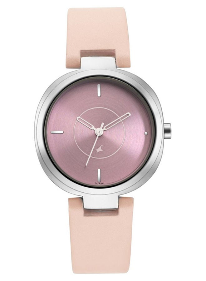 فاستراك ساعة يد جلدية تناظرية - Image 3