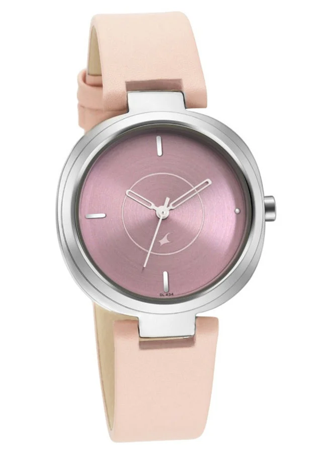 fastrack Leather Analog Wrist Watch 6247SL01