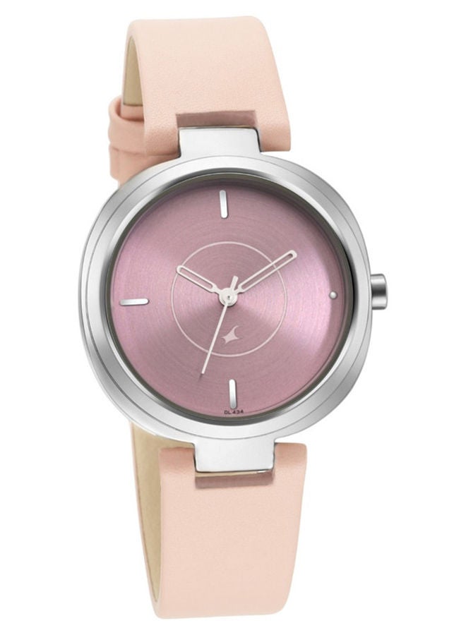 فاستراك ساعة يد جلدية تناظرية - Image 2