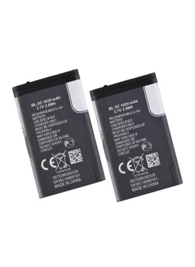 MUNTAQI High-Quality Replacement Battery for Nokia BL-5C | Long-Lasting Rechargeable Lithium-Ion Internal Battery | Compatible with Classic Nokia Phones | Reliable Power Backup for Daily Use | Durable, Safe & Fast-Charging Battery for Nokia Mobile Models - Image 2