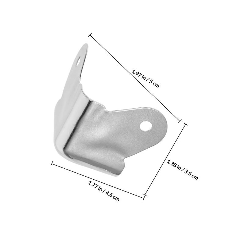 10Pcs Electroplated Metal Corner Protectors for Furniture Box Speaker Cases - Image 3