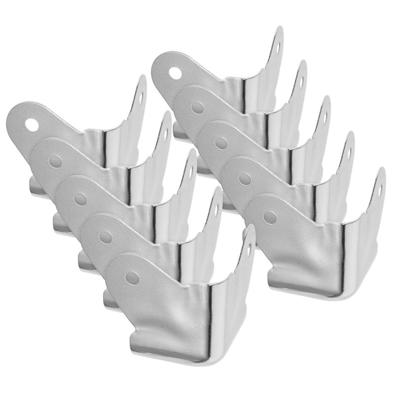 10Pcs Electroplated Metal Corner Protectors for Furniture Box Speaker Cases - Image 2