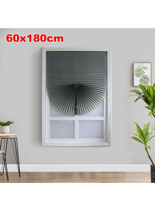 NIBEMINENT Light Filtering Fabric Shade Grey 60 x 180cm - Image 1