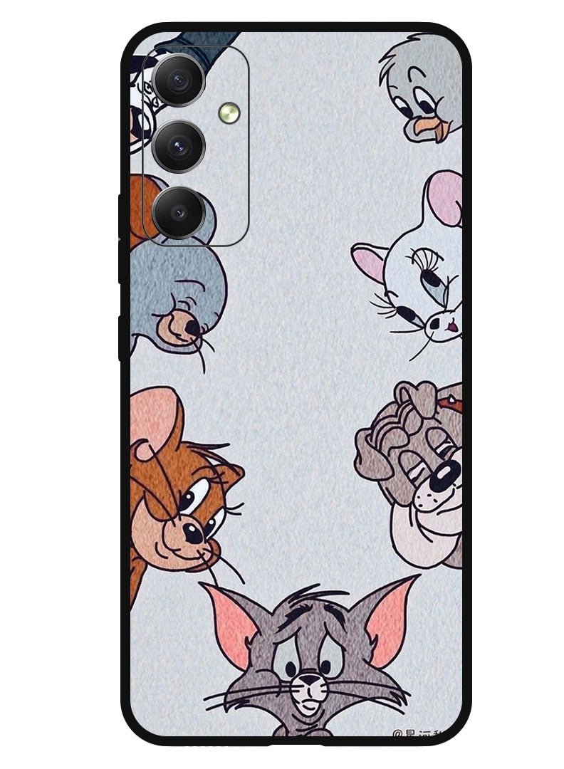 Theodor Protective Case Anti Scratch Shock Proof Bumper Cover For Samsung Galaxy M34 5G Tome Jerry series - Image 1