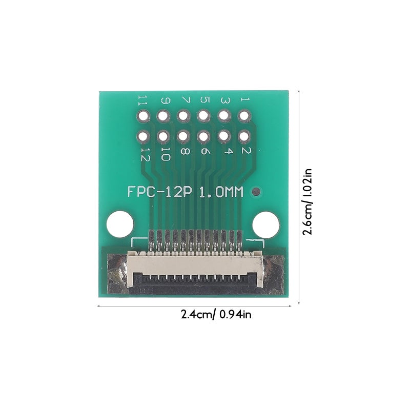 20 pcs Converter Board Practical 2.54 /1.0 Flat Cable Converter Adapter 12P - Image 5