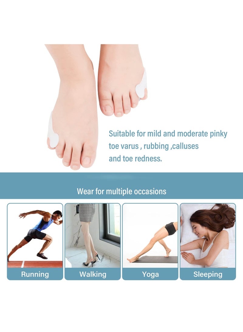 Sweet seven مجموعة واقي بونيون جل للإصبع الصغير - 6 أزواج لتخفيف بونيون الخياط، فصل الإصبع الصغير، ألم البونيونيت، الثآليل، الكالو، وحماية من الفقاعات - Image 2