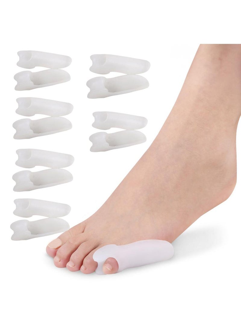 Sweet seven مجموعة واقي بونيون جل للإصبع الصغير - 6 أزواج لتخفيف بونيون الخياط، فصل الإصبع الصغير، ألم البونيونيت، الثآليل، الكالو، وحماية من الفقاعات - Image 1