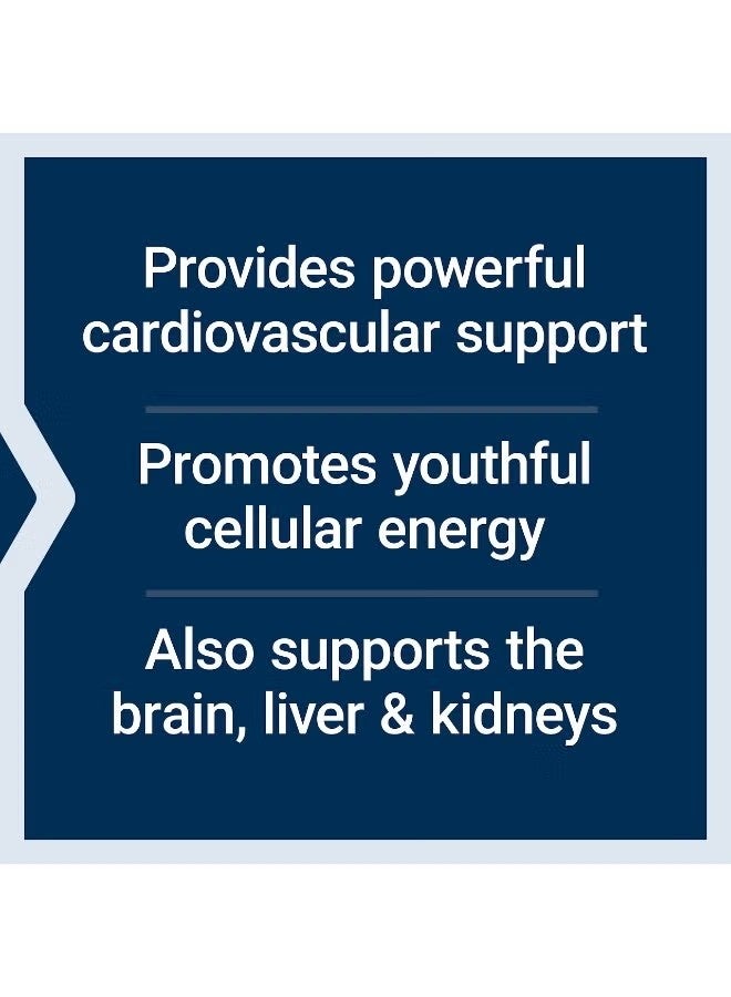 Life Extension Super Ubiquinol CoQ10 with Enhanced Mitochondrial Support, Potent Heart Health & Cellular Energy Production Support, Ultra-absorbable, Gluten-Free, Non-GMO, 100 mg, 60 softgels - Image 5