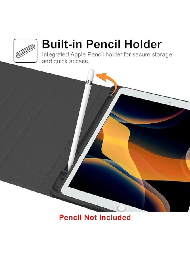 MUNTAQI iPad Air 11 Keyboard Case with Touchpad (2024 Air 6th Gen), Wireless Bluetooth Keyboard for iPad Air 4/5 10.9", Detachable Backlit Keyboard with Trackpad, Slim Protective Case with Pencil Holder - Image 5